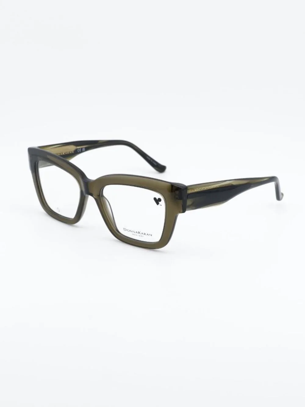 Donna Karan DO5014 315 Eyeglasses - Olive 53mm Cat Eye Frame